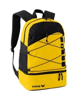 Erima Multifunktionsrucksack Mit Bodenfach Größe 1 Farbe Gelb/schwarz