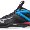 Mizuno Wave Mirage 3 Schuhgröße EUR 44.5 Farbe Schwarz/weiß/blau -Sportbekleidung 50545 Wave Mirage 3 SH X1GA195045 00 10222422