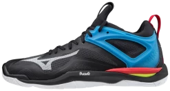 Mizuno Wave Mirage 3 Schuhgröße EUR 44.5 Farbe Schwarz/weiß/blau