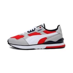 PUMA R78 FUTR Schuhgröße EUR 45 Farbe Grau/weiß/rot -Sportbekleidung 52706 PUMA R78 FUTR puma pum 374895 03 sideview01 10223294