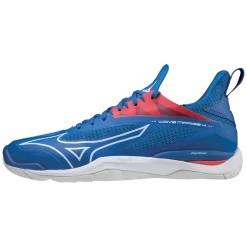 MIZUNO WAVE MIRAGE 4 Schuhgröße EUR 42 Farbe FRENCHBLUE/WHITE/IRED