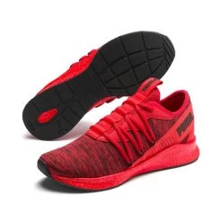 PUMA NRGY Star MultiKnit Schuhgröße EUR 44.5 Farbe Puma Black-High Risk Red