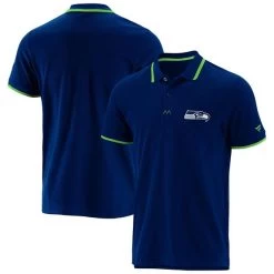 Fanatics Seattle Seahawks Enhanced Sport SS21 Polo Shirt Größe M Farbe Blau