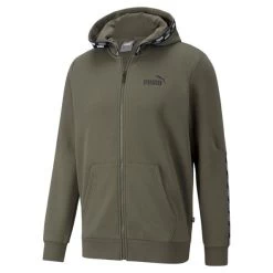 PUMA PUMA POWER Tape FZ Hoodie FL Größe S Farbe Grape Leaf