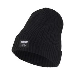 PUMA Ribbed Classic Beanie Größe ADULT Farbe Schwarz 12 PUMA Ribbed Classic Beanie Größe ADULT Farbe Schwarz -Sportbekleidung 53758 PUMA Ribbed Classic Beanie puma pum 022831 01 imagefront 10223701