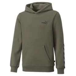 PUMA POWER Tape Hoodie FL B Größe 140 Farbe Grape Leaf