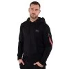 Alpha Industries Back Print Hoody RR Schwarz 178318RR 03 1 Alpha Industries Back Print Hoody RR Schwarz 178318RR 03 -Sportbekleidung Alpha Industries Back Print Hoody Pullover schwarz camo Print 13385 2