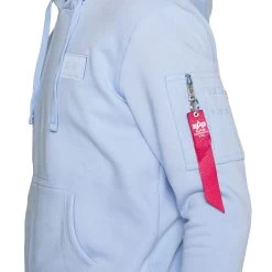 Alpha Industries Back Print Hoody Light Blue 178318 513 -Sportbekleidung Alpha Industries Back Print Hoody light blue 178318 513 13482 2