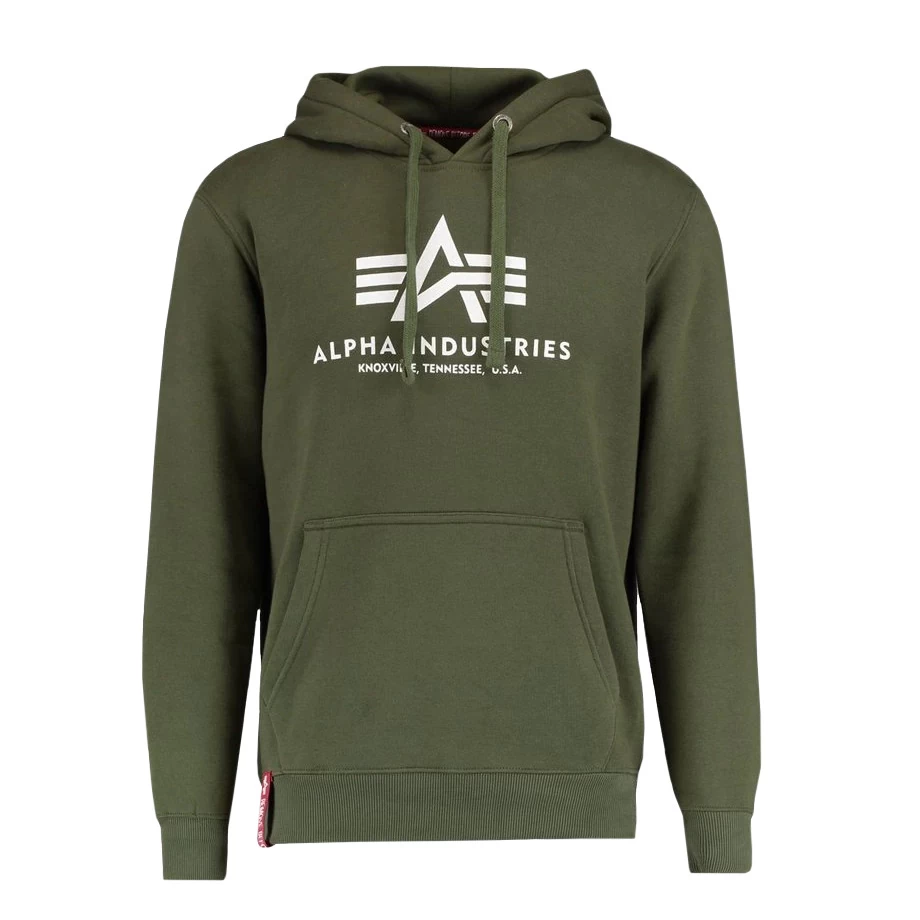 Alpha Industries Basic Hoody Herren Pullover Dark Green 178312 257 3 Alpha Industries Basic Hoody Herren Pullover Dark Green 178312 257