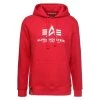 Alpha Industries Basic Hoody Herren Rot 178312 328 -Sportbekleidung Alpha Industries Basic Hoody Herren rot 178312 328 12116
