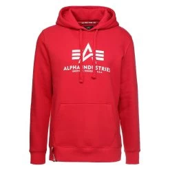 Alpha Industries Basic Hoody Herren Rot 178312 328