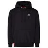 Alpha Industries Basic Hoody Small Logo Schwarz 196318 03 -Sportbekleidung Alpha Industries Basic Hoody Small Logo schwarz 196318 03 13167