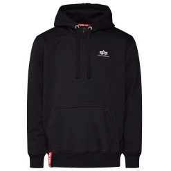 Alpha Industries Basic Hoody Small Logo Schwarz 196318 03