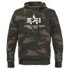 Alpha Industries Basic Hoody Camo 178312C/408 -Sportbekleidung Alpha Industries Basic Hoody black camo 178312C 125 13027 2