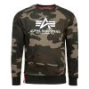 Alpha Industries Herren Basic Sweater Wdl Camo 178302C/408 -Sportbekleidung Alpha Industries Basic Hoody camo 178312C 408 13164 2