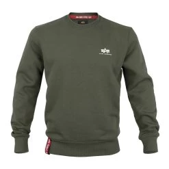 Alpha Industries Basic Sweater Small Logo Olive 188307 142