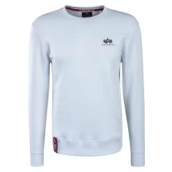 Alpha Industries Basic Sweater Small Logo Weiß 188307/09