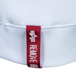 Alpha Industries Basic Sweater Small Logo Weiß 188307/09 -Sportbekleidung Alpha Industries Basic Sweater Small Logo weiss 188307 09 12410 2