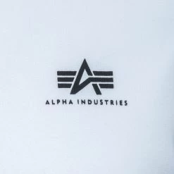 Alpha Industries Basic Sweater Small Logo Weiß 188307/09 -Sportbekleidung Alpha Industries Basic Sweater Small Logo weiss 188307 09 12410 3