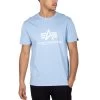 Alpha Industries Basic T-Shirt Light Blue 100501 513 1 Alpha Industries Basic T-Shirt Light Blue 100501 513 -Sportbekleidung Alpha Industries Basic T Shirt light blue 100501 513 13814