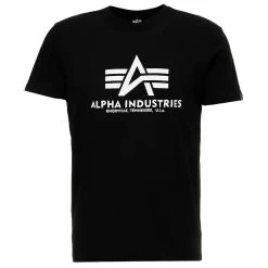 Alpha Industries Basic T-Shirt Schwarz Weiß 100501 03