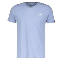 Alpha Industries Basic T Small Logo Light Blue 188505 513