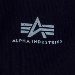 Alpha Industries Basic Zip Hoody SL Herren Schwarz 118342 -Sportbekleidung Alpha Industries Basic Zip Hoody SL Herren schwarz 118342 03 14279 1