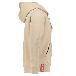 Alpha Industries Basic Zip Hoody SL Herren Schwarz 118342 -Sportbekleidung Alpha Industries Basic Zip Hoody SL Herren schwarz 118342 03 14279 9