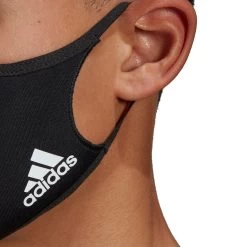 Adidas Performance Face Cover Maske M/L 3er-Pack Schwarz H08837 -Sportbekleidung Alpha Industries Label Ripstop Face Mask 128942 03 black 13326 8