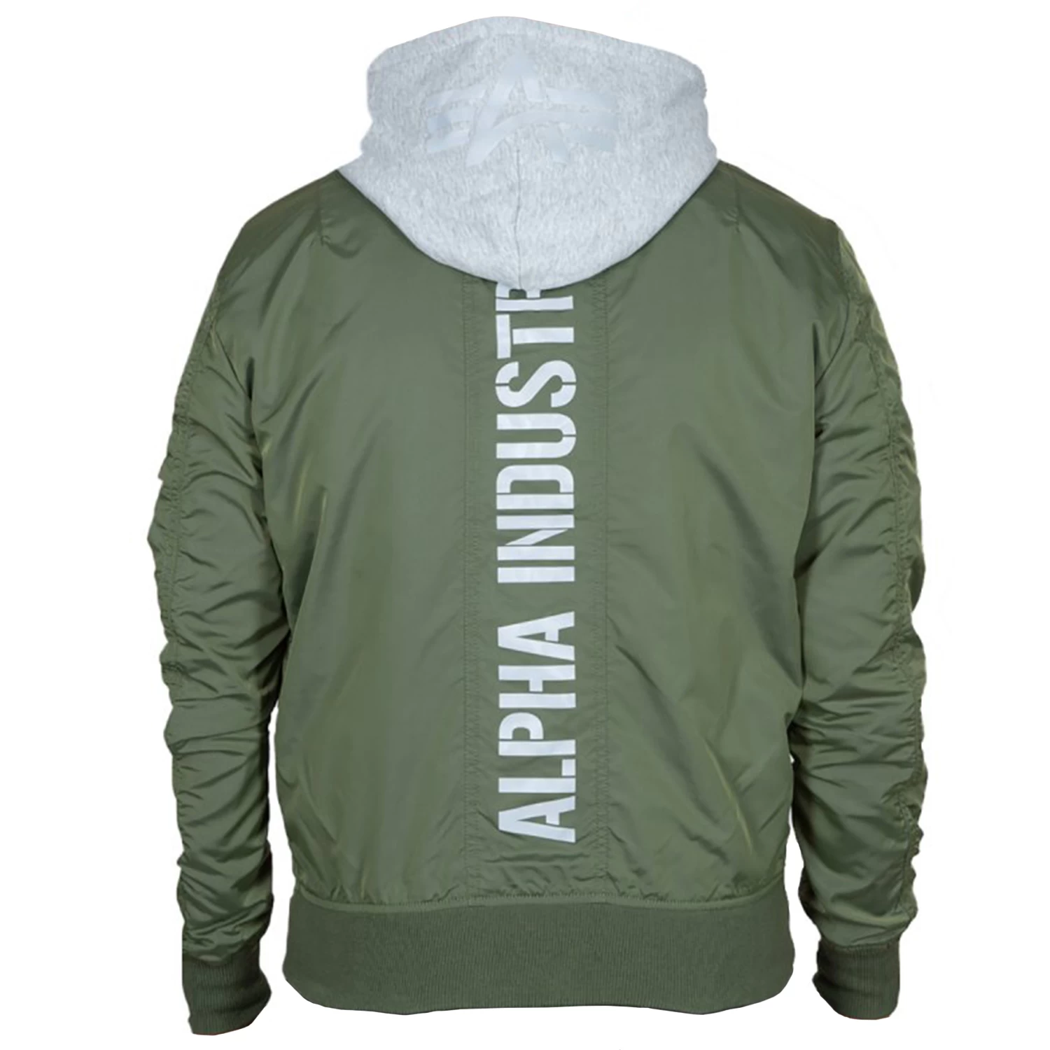 Alpha Industries MA-1 TT Hood Back Print Reflective Bomberjacke Green 106103/01 5 Alpha Industries MA-1 TT Hood Back Print Reflective Bomberjacke Green 106103/01 – Bild 3