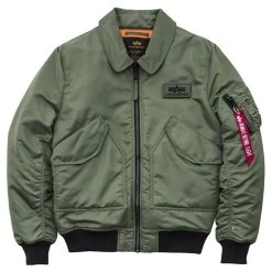 Alpha Industries Men's CWU VF BL Jacke Olive