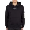 Alpha Industries Organics EMB Hoody Herren Schwarz 118350 649 -Sportbekleidung Alpha Industries Organics EMB Hoody Herren schwarz 118350 649 14280