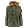 Alpha Industries Polar Jacket Herrenjacke Olive 123144/413 -Sportbekleidung Alpha Industries Polar Jacket Herrenjacke olive 123144 413 14271