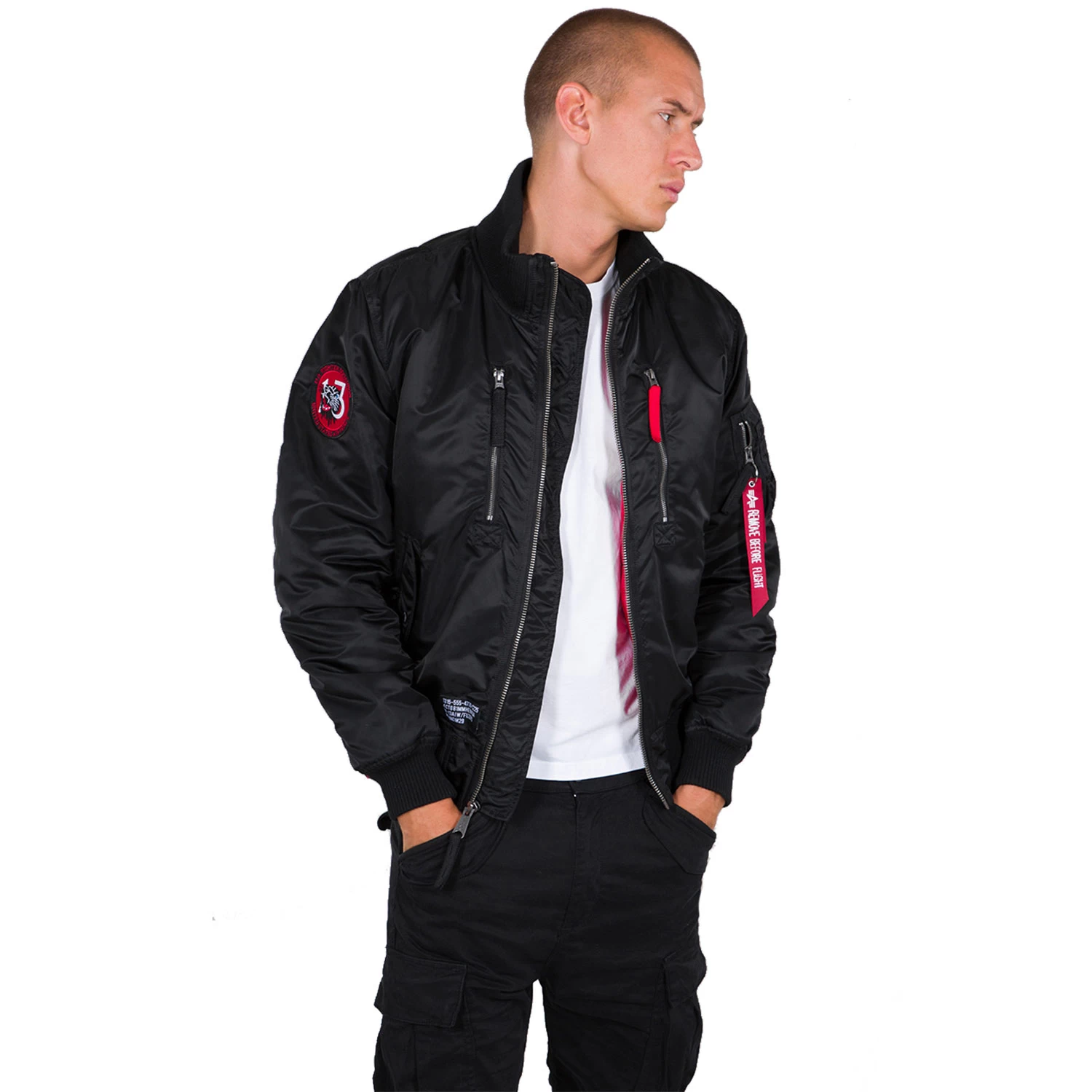 Alpha Industries RBF Herren Jacket Schwarz 198123/03 4 Alpha Industries RBF Herren Jacket Schwarz 198123/03 – Bild 2