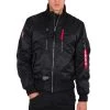 Alpha Industries RBF Herren Jacket Schwarz 198123/03 -Sportbekleidung Alpha Industries RBF Herren Jacket schwarz 198123 03 12046 3