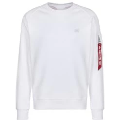 Alpha Industries X-Fit Sweat Herren Pullover Weiß