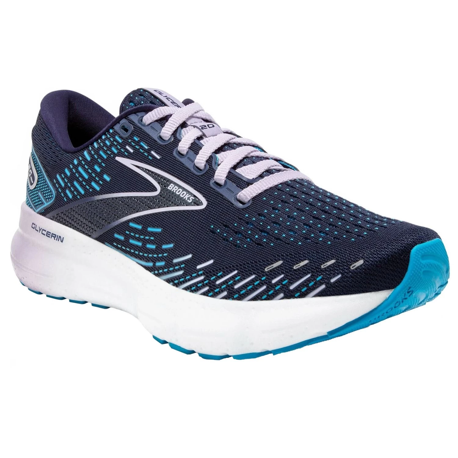 Brooks Glycerin 20 Damen Running Blau Weiß 120369 1B 499 4 Brooks Glycerin 20 Damen Running Blau Weiß 120369 1B 499 – Bild 2