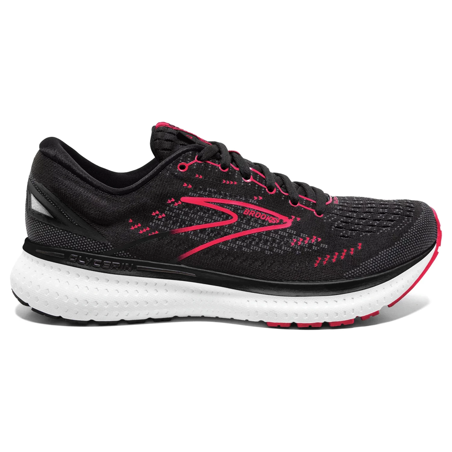 Brooks Glycerin 19 Damen Running Schwarz Neonpink 120343 1B 035 3 Brooks Glycerin 19 Damen Running Schwarz Neonpink 120343 1B 035