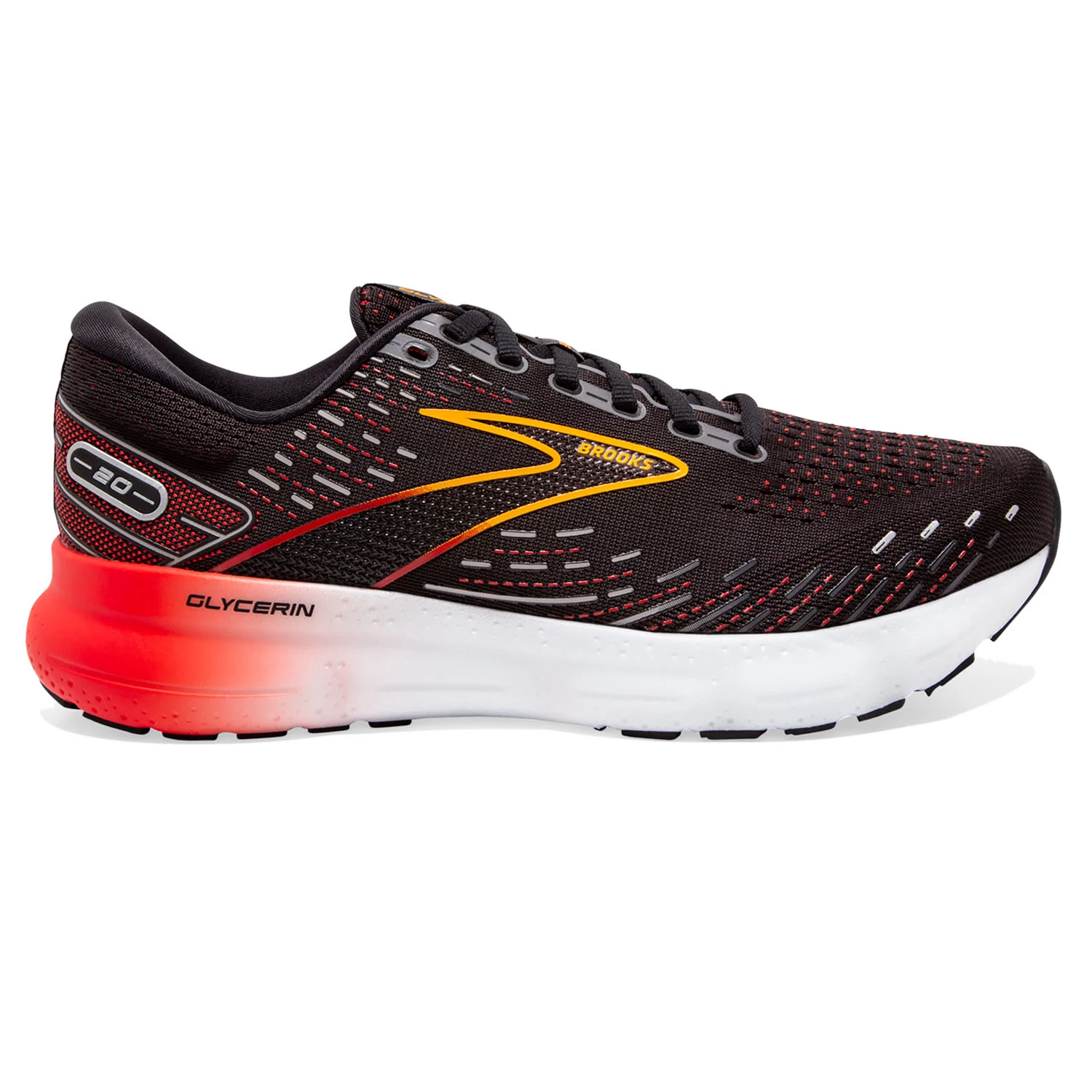 Brooks Glycerin 20 Herren Running Schwarz Rot 110382 1D 090 3 Brooks Glycerin 20 Herren Running Schwarz Rot 110382 1D 090