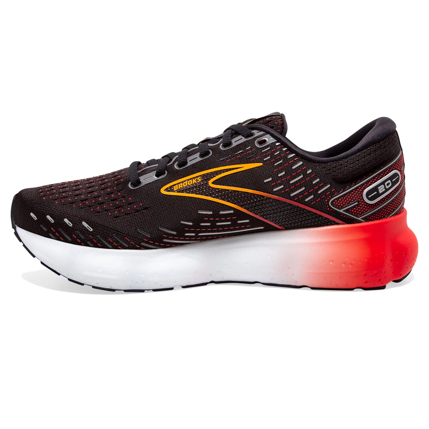 Brooks Glycerin 20 Herren Running Schwarz Rot 110382 1D 090 6 Brooks Glycerin 20 Herren Running Schwarz Rot 110382 1D 090 – Bild 4