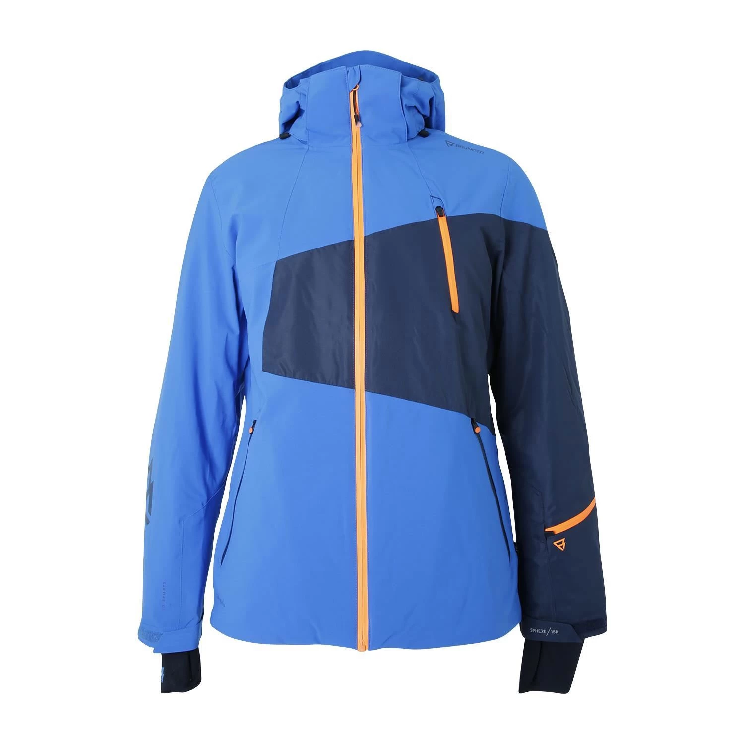 Brunotti Kentucky Men Jacket Herren Ski- Snowboardjacke Blau Orange 3 Brunotti Kentucky Men Jacket Herren Ski- Snowboardjacke Blau Orange