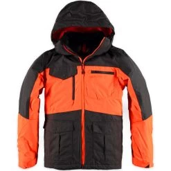 Brunotti Mitama Men Herren Ski- Snowboardjacke Grau Orange