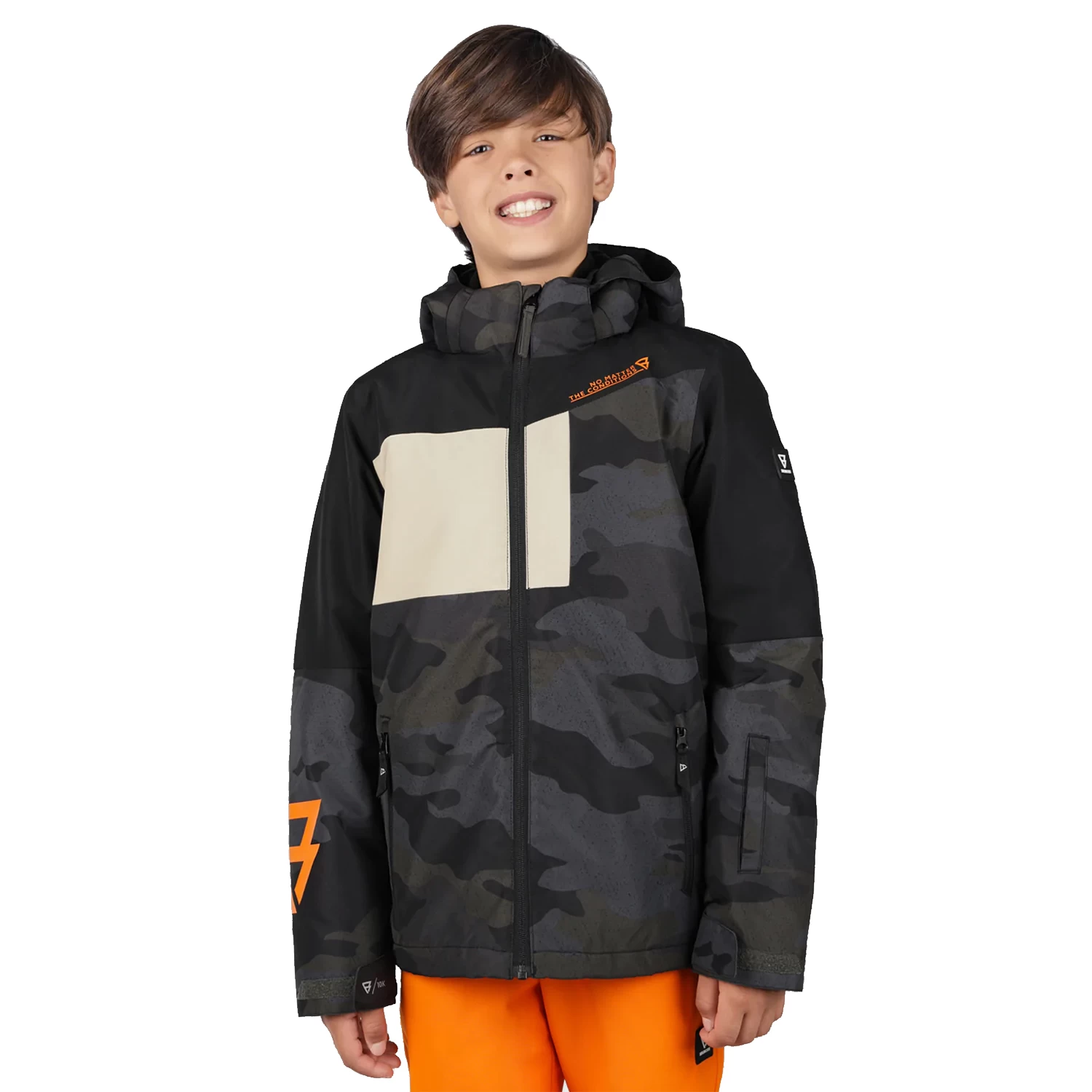 Brunotti Skijacke Flynnery-AO Boys Snow Jacket Pine Green 6 Brunotti Skijacke Flynnery-AO Boys Snow Jacket Pine Green – Bild 4