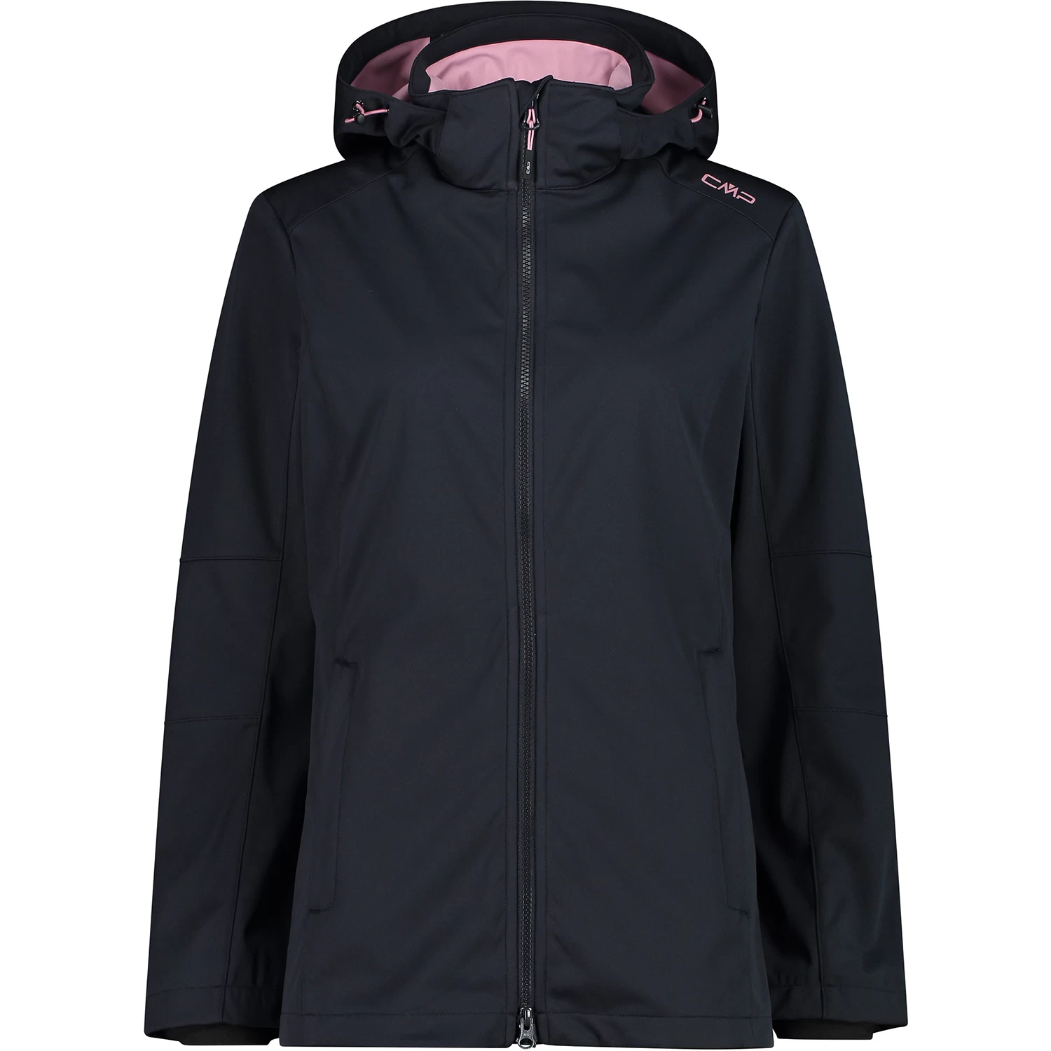 Campagnolo® Campagnolo Damen Softshell-Jacke Zip Hood antracite 3 Campagnolo® Campagnolo Damen Softshell-Jacke Zip Hood antracite