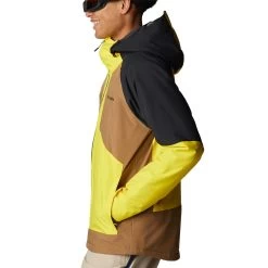 Columbia Centerport™ II Skijacke Für Herren Outdoorjacke Gelb Schwarz 12 Columbia Centerport™ II Skijacke Für Herren Outdoorjacke Gelb Schwarz -Sportbekleidung Columbia Centerport II wasserdichte Skijacke fuer Herren Outdoorjacke gelb schwarz 14785 1