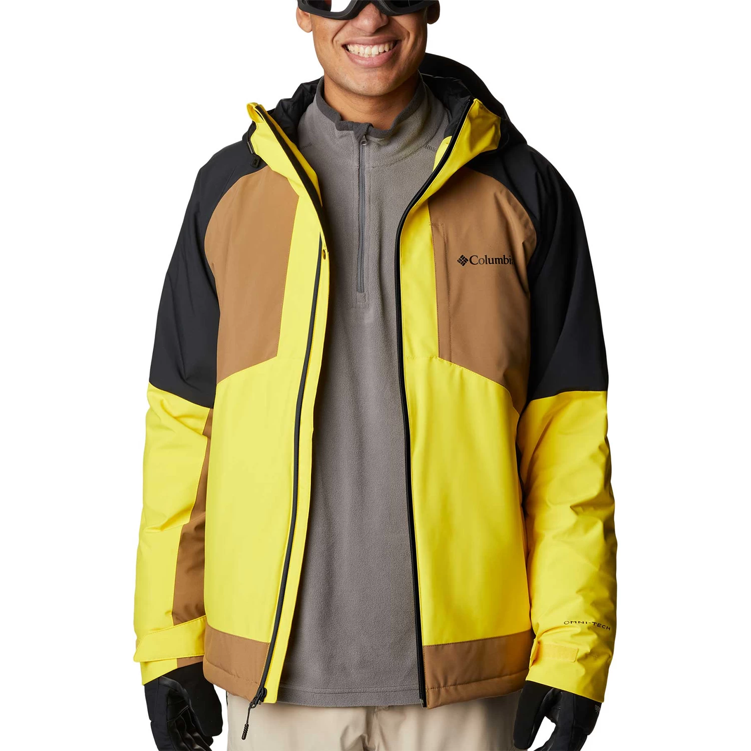 Columbia Centerport™ II Skijacke Für Herren Outdoorjacke Gelb Schwarz 4 Columbia Centerport™ II Skijacke Für Herren Outdoorjacke Gelb Schwarz – Bild 2