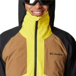 Columbia Centerport™ II Skijacke Für Herren Outdoorjacke Gelb Schwarz 15 Columbia Centerport™ II Skijacke Für Herren Outdoorjacke Gelb Schwarz -Sportbekleidung Columbia Centerport II wasserdichte Skijacke fuer Herren Outdoorjacke gelb schwarz 14785 5