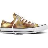 Converse CT AS OX Chuck Taylor All Star Metallic Silber Gold -Sportbekleidung Converse CT AS OX Chuck Taylor All Star metallic sil
