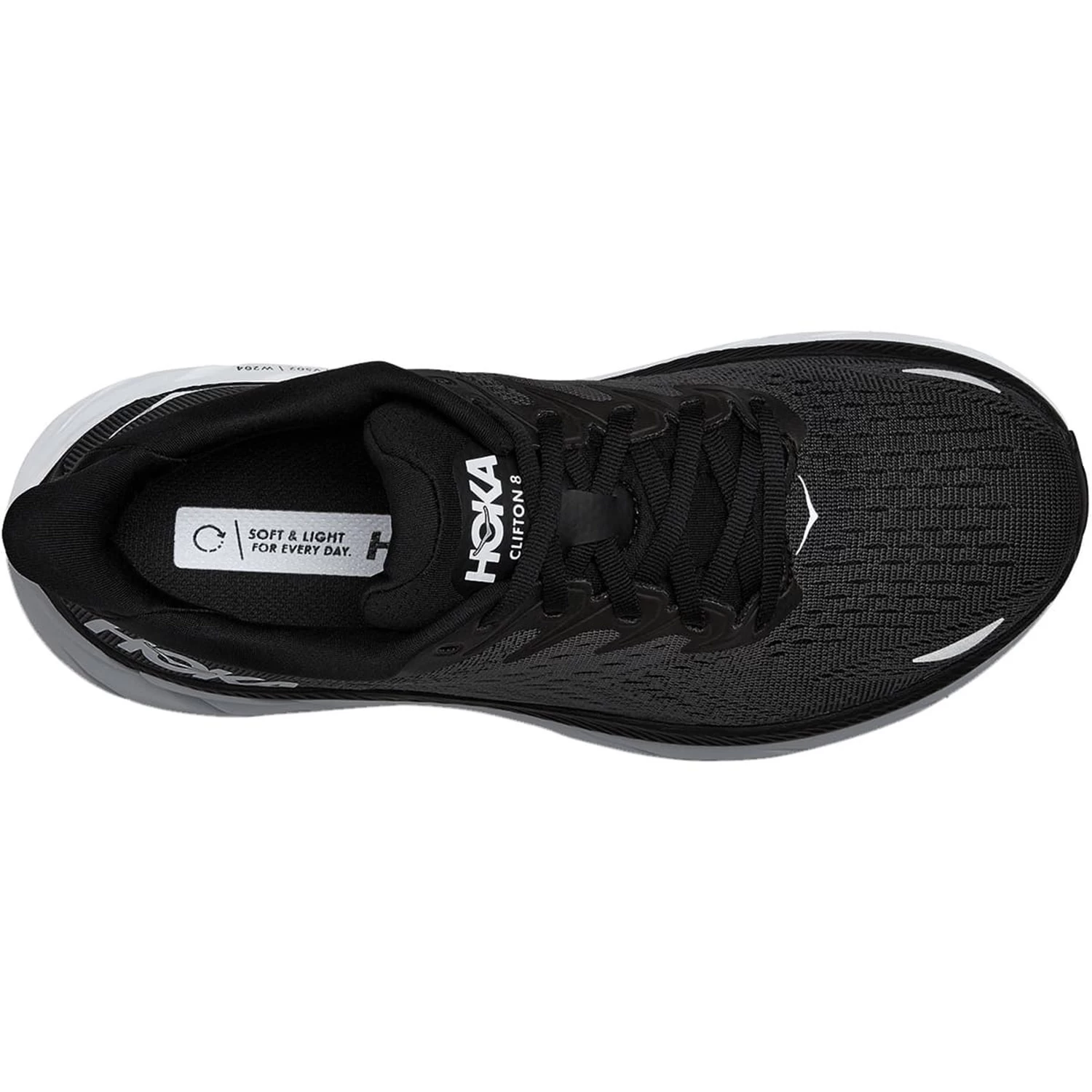 Hoka One One M Clifton 8 Herren Running Schwarz Weiß 1119393/BWHT 5 Hoka One One M Clifton 8 Herren Running Schwarz Weiß 1119393/BWHT – Bild 3