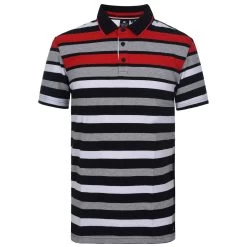 Luhta Karhuvuori Herren Poloshirt Mehrfarbig Gestreift 7 37524 401L 655